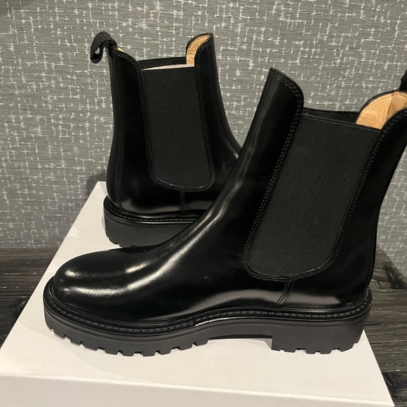 NIB Isabel Marant - Castay leather Chelsea boots Black - Picture 7 of 11